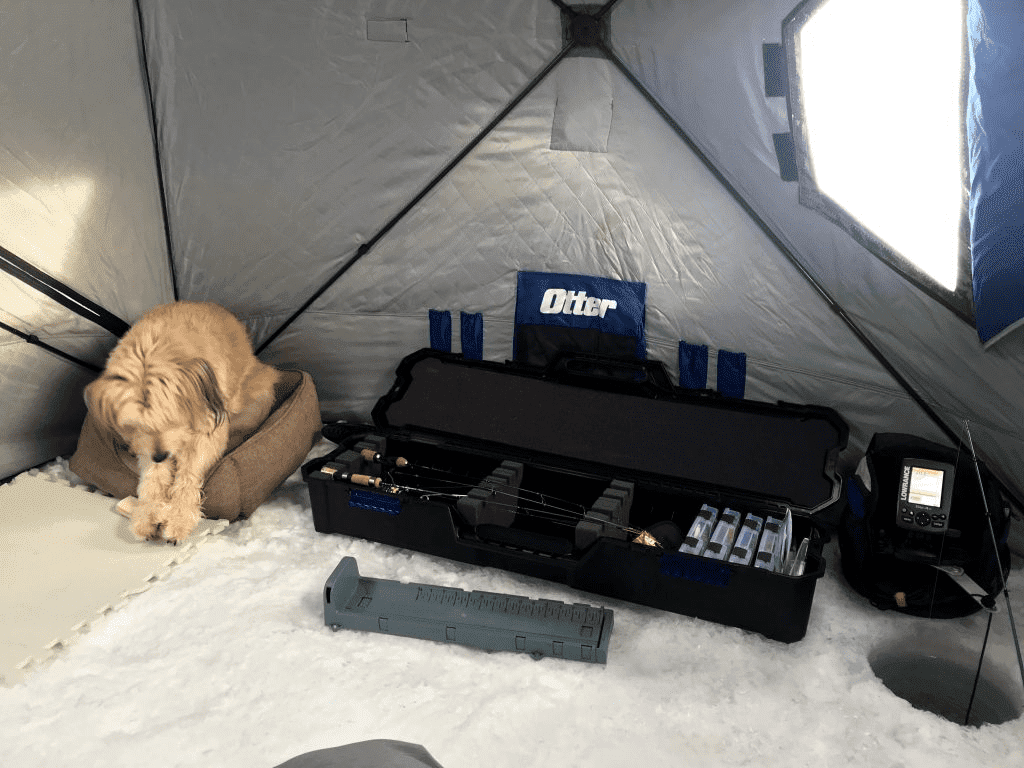 Ice Shelter Flooring Options Real World Solutions For Aching Knees And